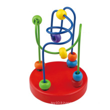 2016 New Arrival Kids Wooden Mini Bead Maze Baby Educational Toy
